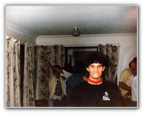 DJ at his 21st May 1987 2